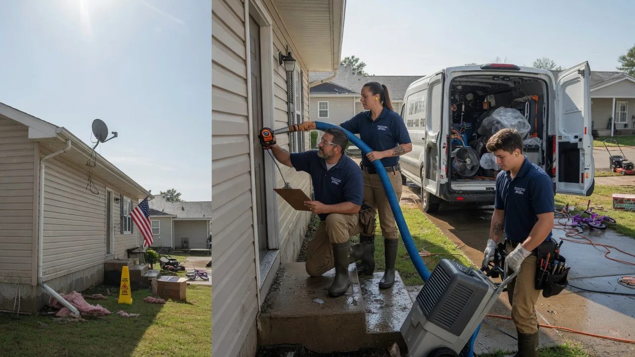 Ceiling Water Damage Restoration in Valley Springs, SD near me